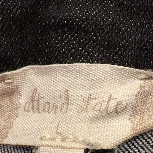 Altar’d State Flare Bell Bottom Raw Hem Jeans - Size L  like new - Picture 3 of 7